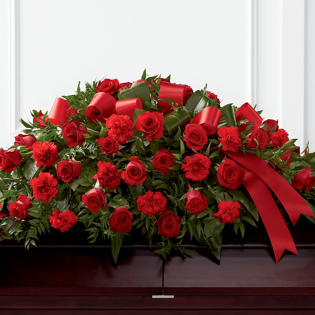 Tribute of Life Casket Spray – Artistic Designs Unlimited, Marianna FL