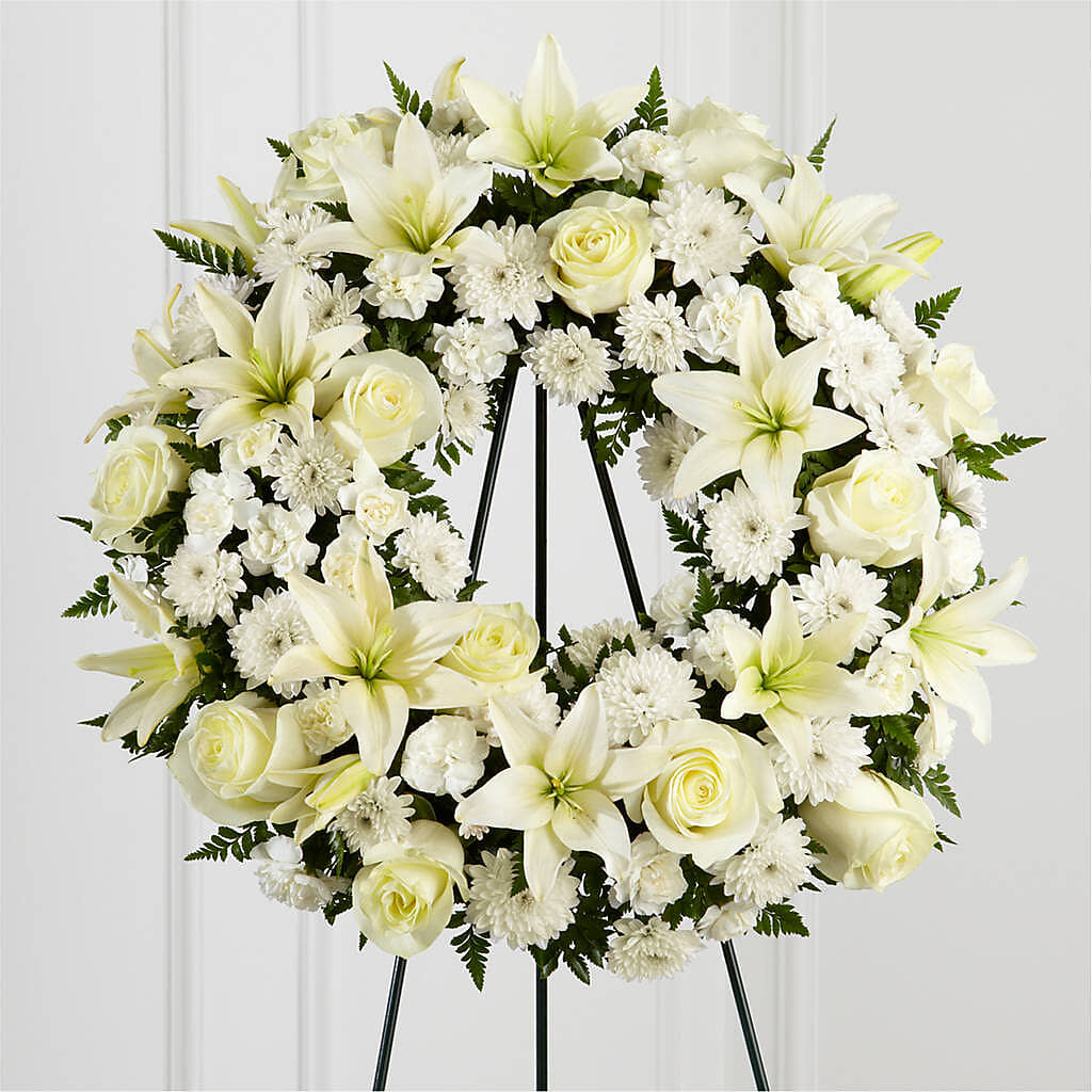 Treasured Tribute Wreath – Artistic Designs Unlimited, Marianna FL