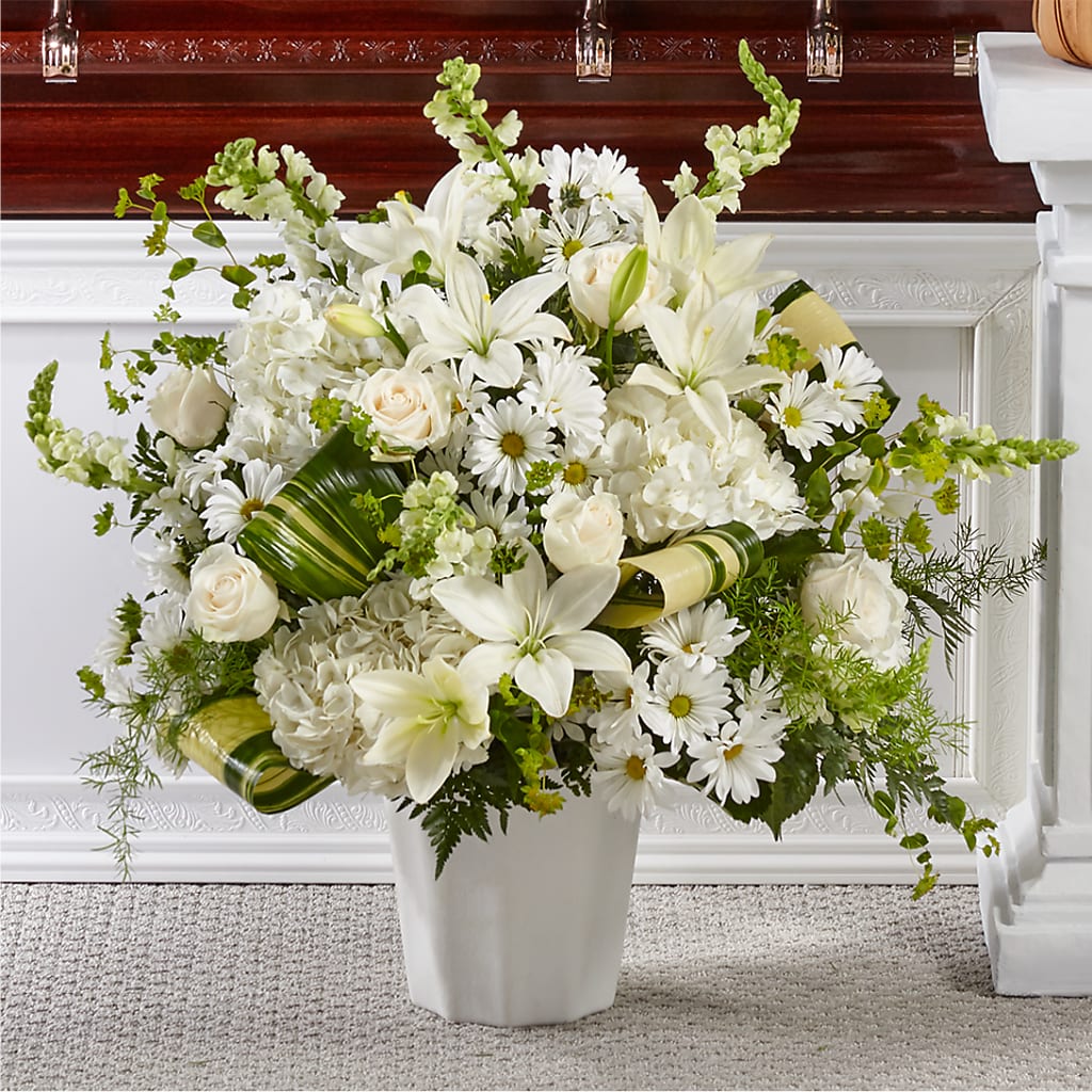 Thoughts of Tranquility Floor Basket – Artistic Designs Unlimited, Marianna FL