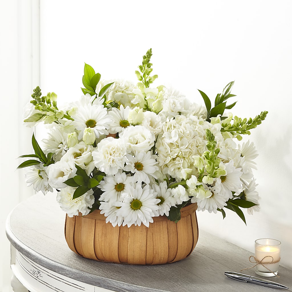 Pure Ivory Basket – Artistic Designs Unlimited, Marianna FL