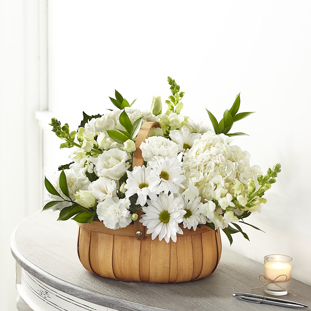 Pure Ivory Basket – Artistic Designs Unlimited, Marianna FL