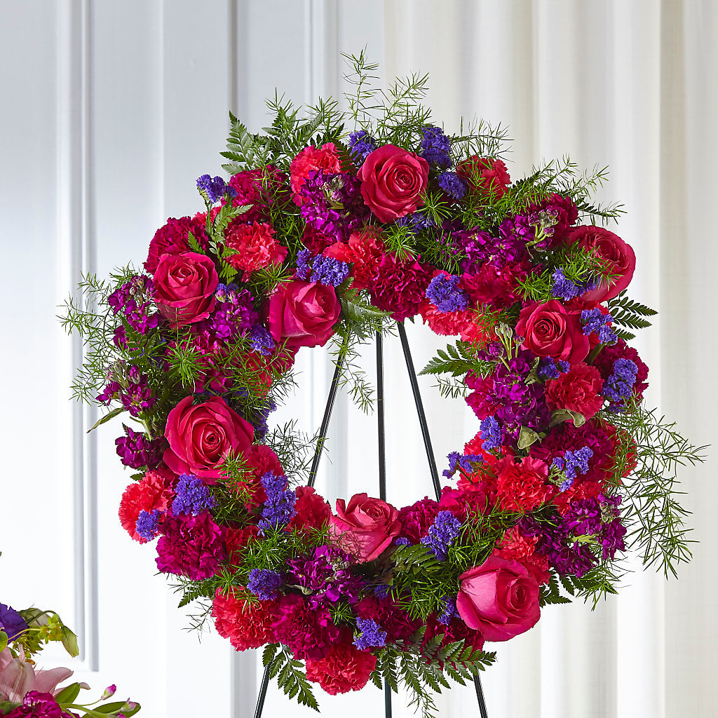 Calming Colors Wreath – Artistic Designs Unlimited, Marianna FL