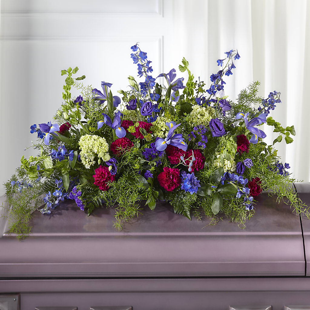 Always Treasured Casket Spray – Artistic Designs Unlimited, Marianna FL
