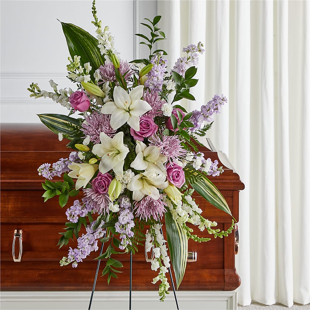 Grateful Hearts Standing Spray – Artistic Designs Unlimited, Marianna FL