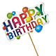 Happy Birthday Pick –  Artistic Designs Unlimited, Marianna FL