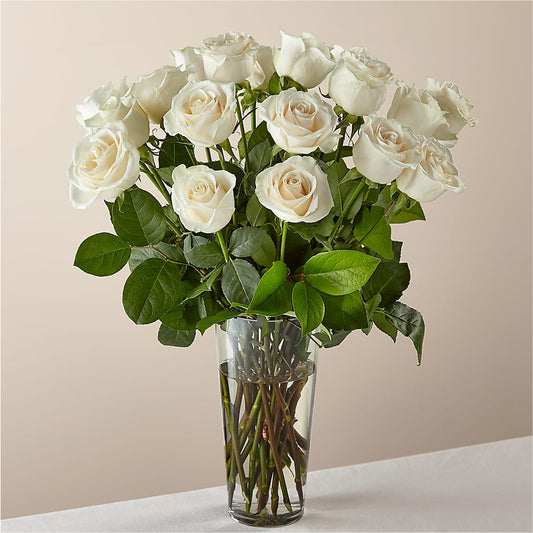 Long Stem White Rose Bouquet –  Artistic Designs Unlimited, Marianna FL