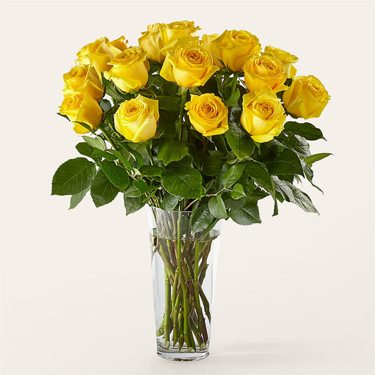 Long Stem Yellow Rose Bouquet –  Artistic Designs Unlimited, Marianna FL