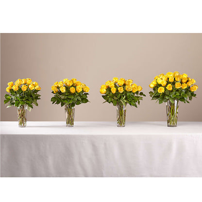 Long Stem Yellow Rose Bouquet –  Artistic Designs Unlimited, Marianna FL