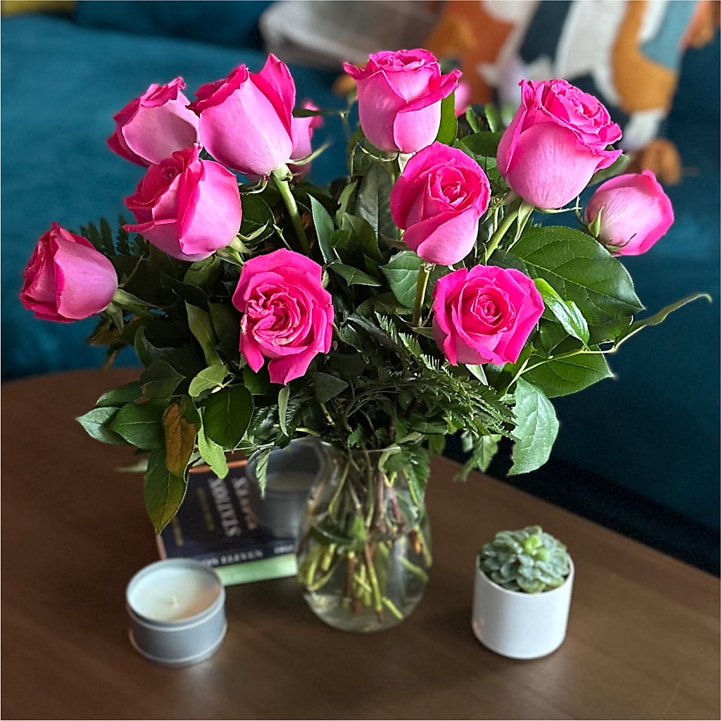 Long Stem Pink Rose Bouquet –  Artistic Designs Unlimited, Marianna FL