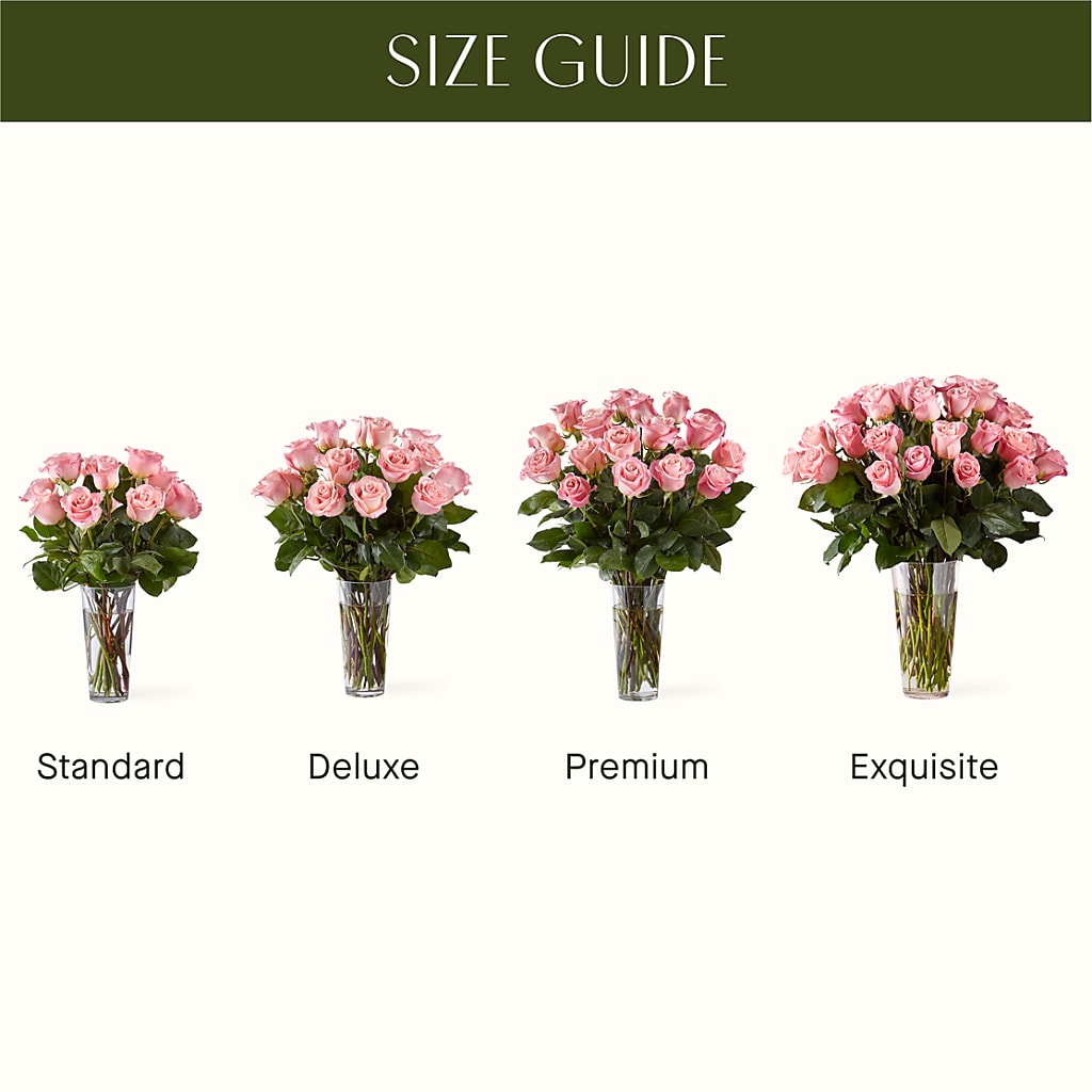 Long Stem Pink Rose Bouquet –  Artistic Designs Unlimited, Marianna FL