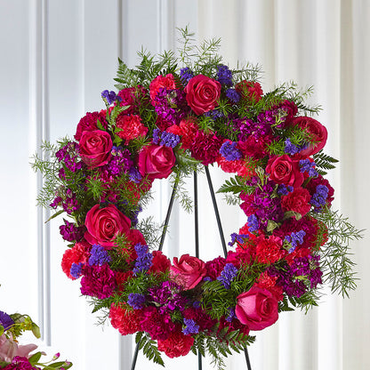 Calming Colors Wreath –  Artistic Designs Unlimited, Marianna FL