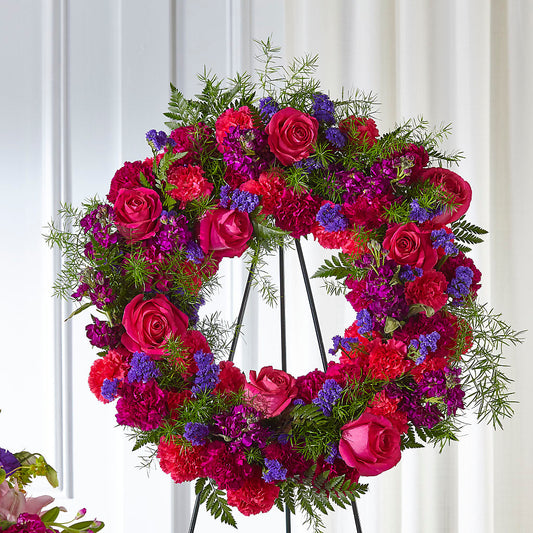 Calming Colors Wreath –  Artistic Designs Unlimited, Marianna FL