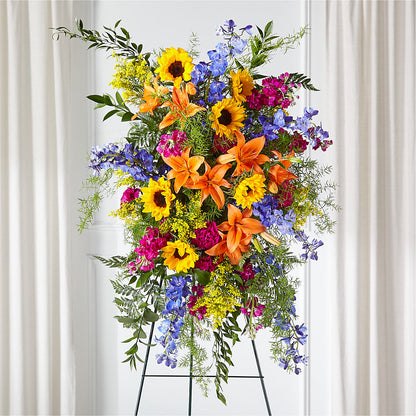 Sunlit Memories Standing Spray (Standard) –  Artistic Designs Unlimited, Marianna FL