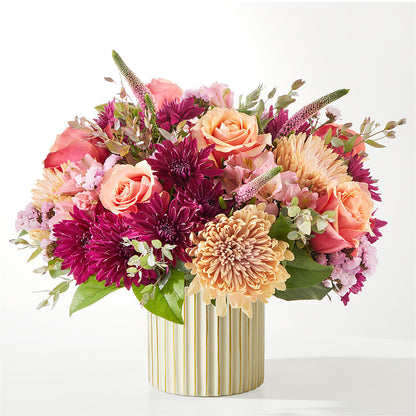 Berry Cobbler Bouquet with Ivory Vase –  Artistic Designs Unlimited, Marianna FL
