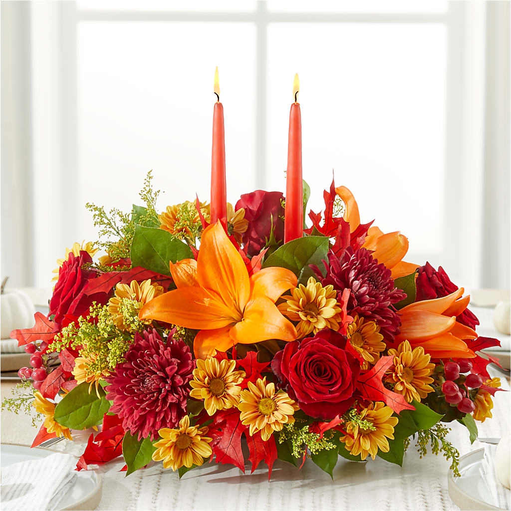 Autumn's Embrace Centerpiece –  Artistic Designs Unlimited, Marianna FL
