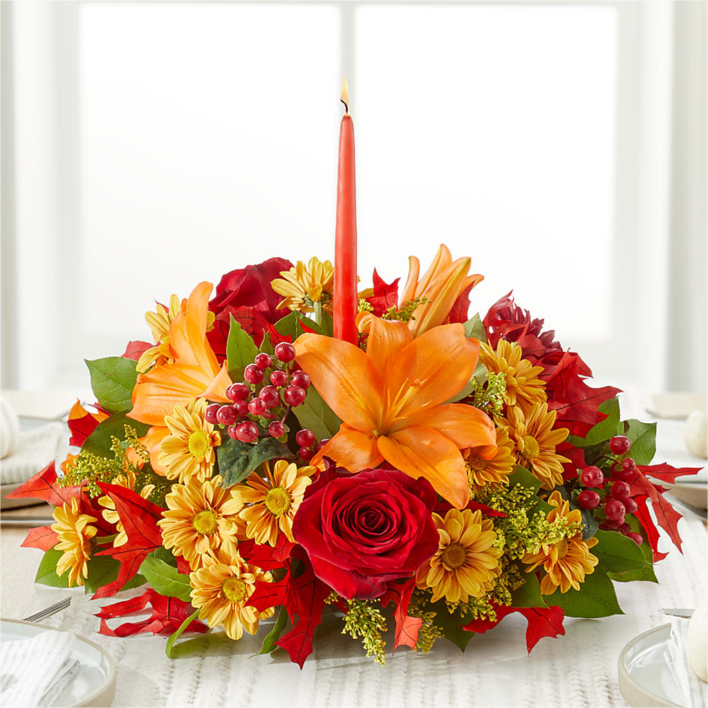 Autumn's Embrace Centerpiece –  Artistic Designs Unlimited, Marianna FL